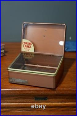Vintage Store Counter Glass Display Case Corina Larks Cigar Humidor Box cabinet