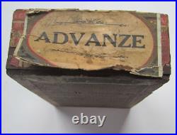 Vintage White Bee Specials Cigar Box 1916 era Wood Cedar Advanze Early 1900s