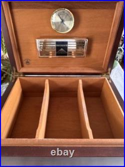 Vintage Wooden Diamond Crown Humidor