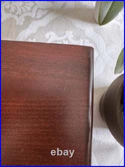 Vintage Wooden Diamond Crown Humidor