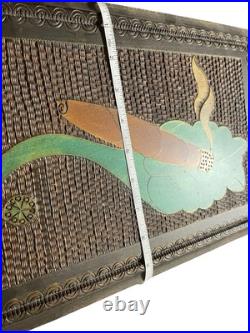 Vintage wooden cigar box humidor As Is