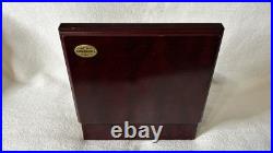 Vtg Quality 25t Count Cigar Humidor Box Cabinet Mahogany Humidifier Hygrometer