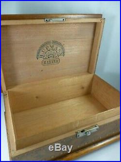 WONDERFUL and RARE wooden inlaid old H. UPMANN luxury cigar Humidor/Box STUNNING