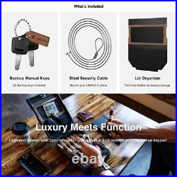 Waterproof Portable Humidor with Electronic Lock Ultimate Travel Cigar Case