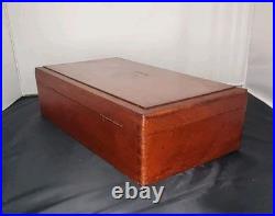 Wood Bacardy Humidor Cigar Box 14x 8x 4