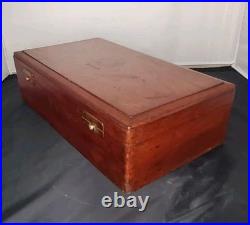 Wood Bacardy Humidor Cigar Box 14x 8x 4