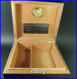 Wood/birdseye Maple/burl-cedar. Contemporary-cigar/tobacco Humidor Box