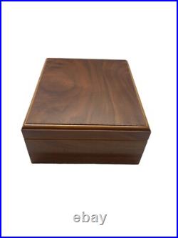Wooden Cigar Humidor Box with Hygrometer With Key Wooden Cigar Humidor Box with Hygrometer With Key
