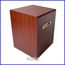 Wooden Cigar Humidor Cabinet Spanish Cedar Wood Cigar Storage Box with Hygrometer